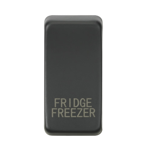 Knightsbridge Anthracite Fridge Freezer Grid Switch Cover GDFRIDAT