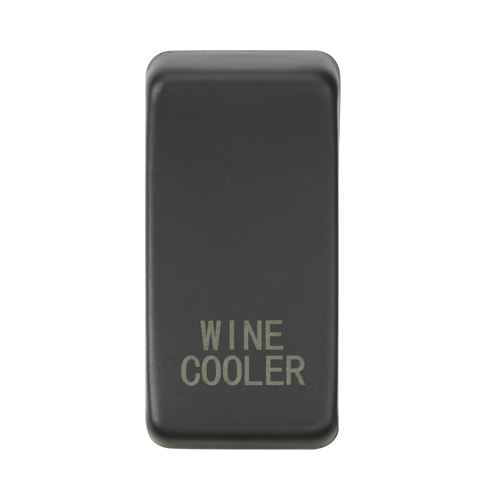 Knightsbridge Anthracite Wine Cooler Grid Switch Cover GDWINEAT