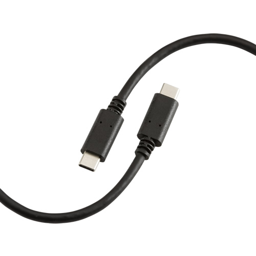 Knightsbridge Black 1.5m 60W USB-C to USB-C Cable AVCC15