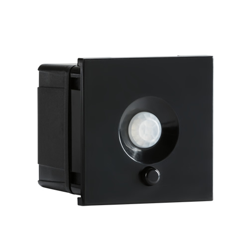Knightsbridge Black 120 Degree PIR Sensor Module with Override Function 50 x 50mm NETPIRSBK