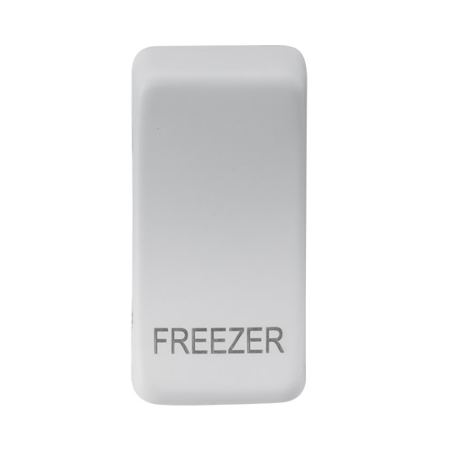Knightsbridge Matt White Freezer Grid Switch Cover GDFREEZERMW