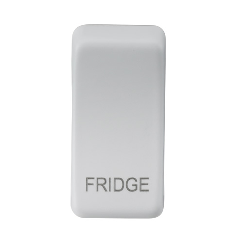 Knightsbridge Matt White Fridge Grid Switch Cover GDFRIDGEMW