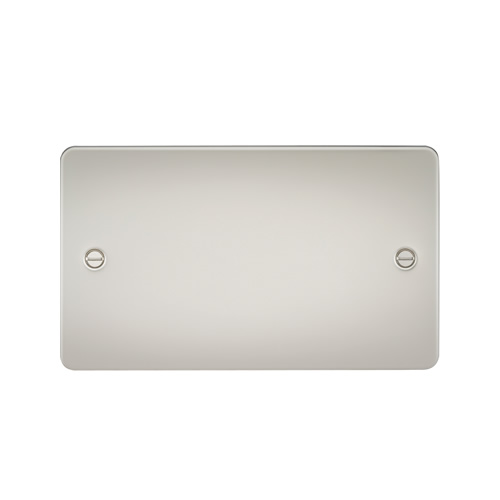 Knightsbridge Pearl Double Blank Plate FP8360PL