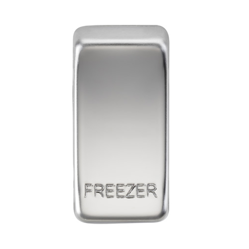 Knightsbridge Polished Chrome Freezer Grid Switch Cover GDFREEZERPC
