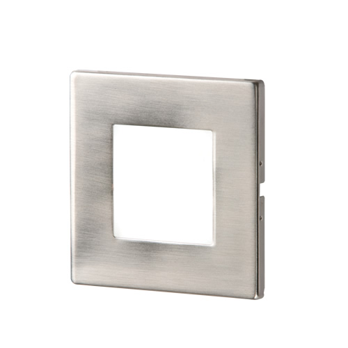 Knightsbridge 1W Stainless Steel Recessed LED Wall Light NH023AW
