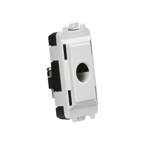 Knightsbridge White Flex Outlet Grid Module (up to 10mm) GDM012U