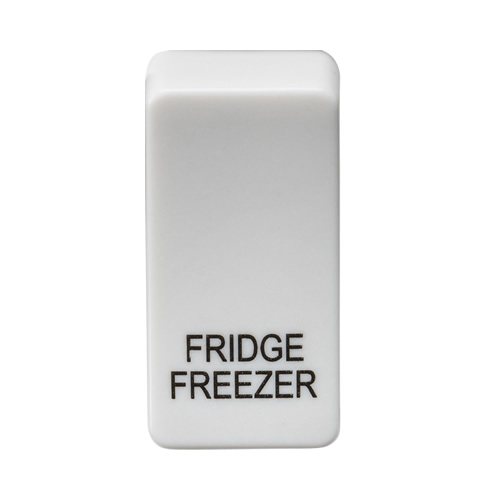 Knightsbridge White Fridge Freezer Grid Switch Cover GDFRIDU