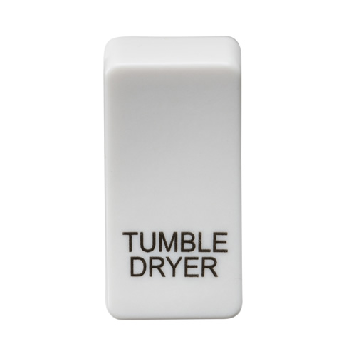 Knightsbridge White Tumble Dryer Grid Switch Cover GDDRYU