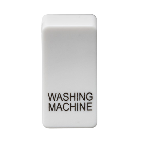 Knightsbridge White Washing Machine Grid Switch Cover GDWASHU