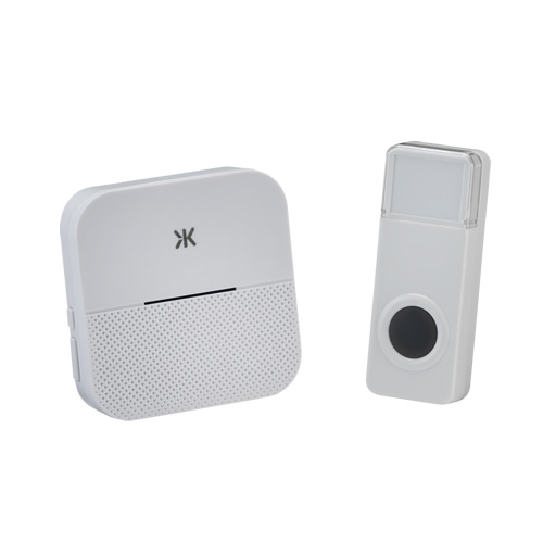 Knightsbridge White Wireless Plug in Door Chime DC013
