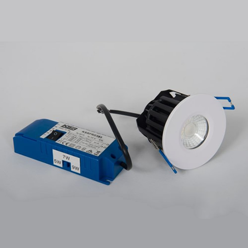 KSR FireBreak QR Multi Wattage Dimmable LED Quad CCT Downlight KSRFRD383