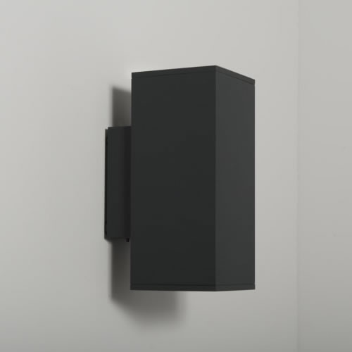KSR Moby 2x9W LED Square Anthracite Up & Down Wall Light KSR7193