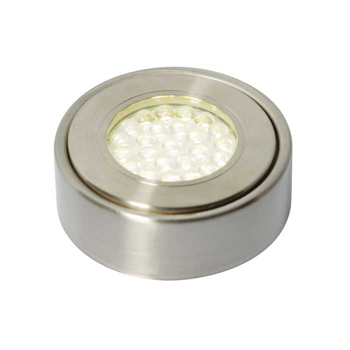 Laghetto LED Circular Cabinet Light Satin Nickel 4000K CUL-21625
