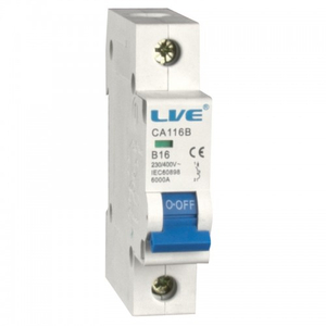 LIVE Electrical 10A Single Pole Type B MCB CA110B