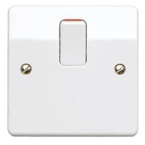 MK Logic Plus K5403WHI 20A DP Switch with Flex Outlet