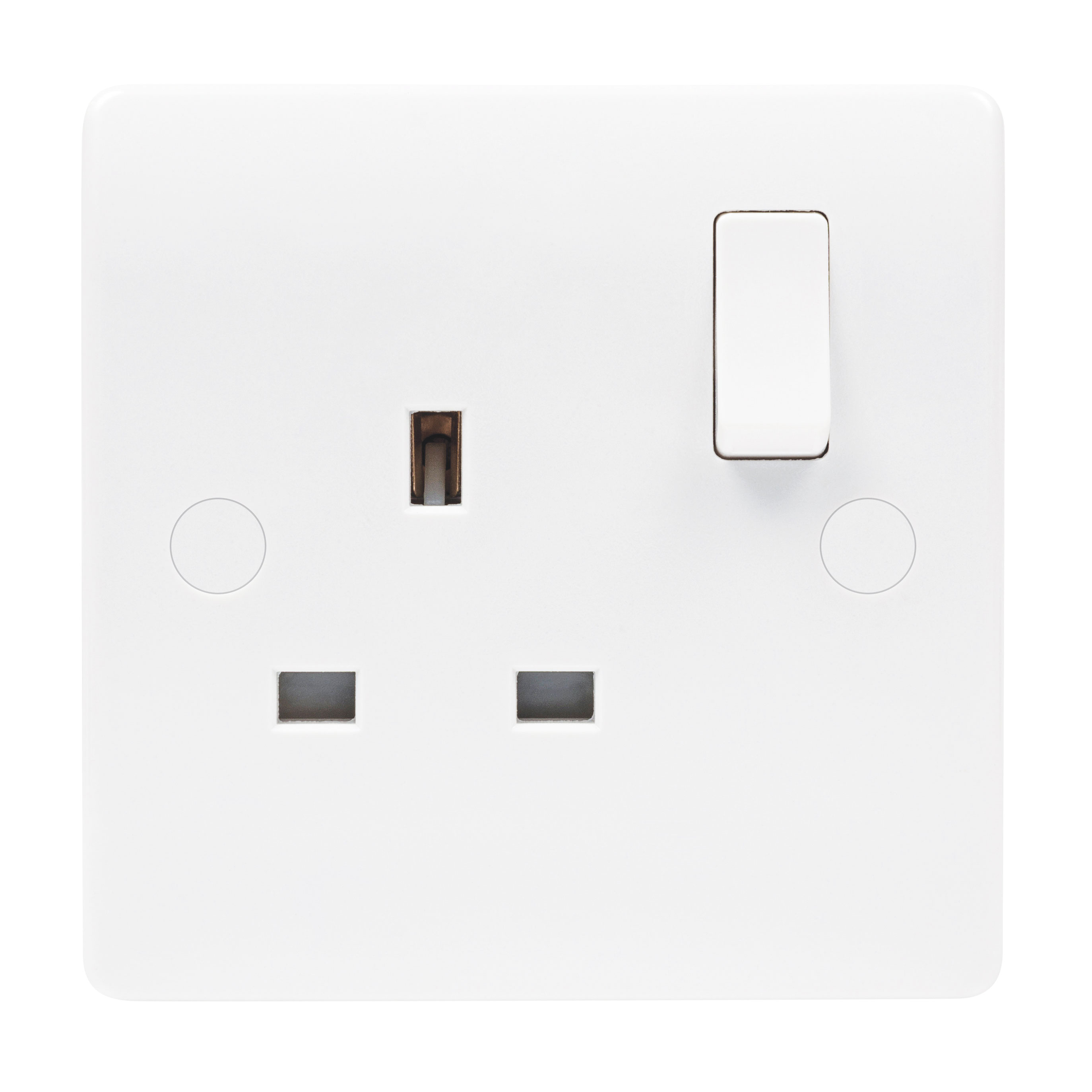 Niglon Median 13A 1 Gang Double Pole Switched Socket NS131DPS