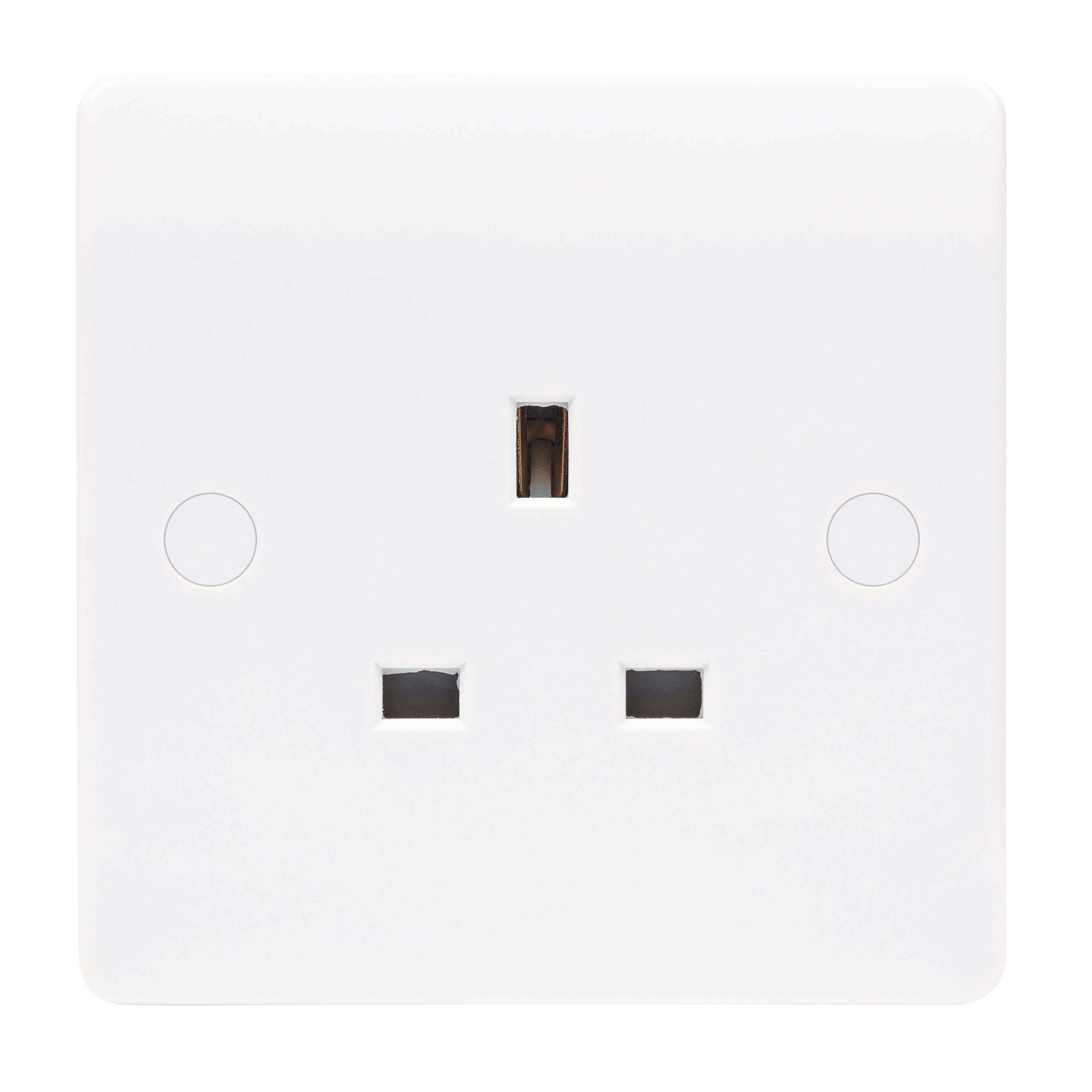 Niglon Median 13A 1 Gang Unswitched Socket NS131