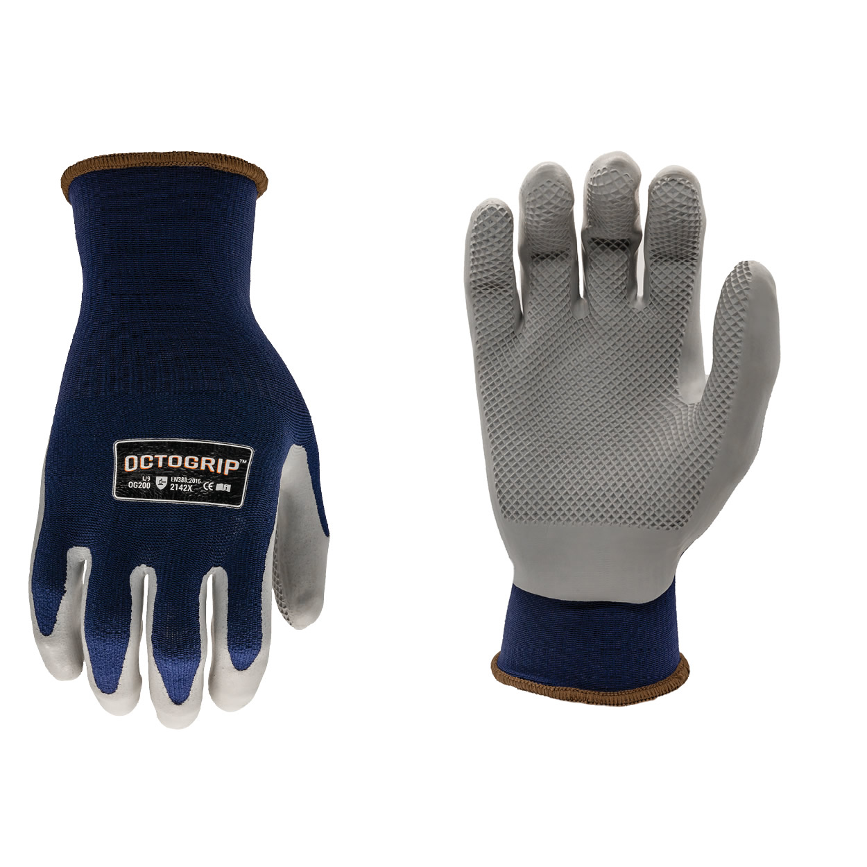 Octogrip OG200L Heavy Duty 15g Nylon Lycra Glove (L)