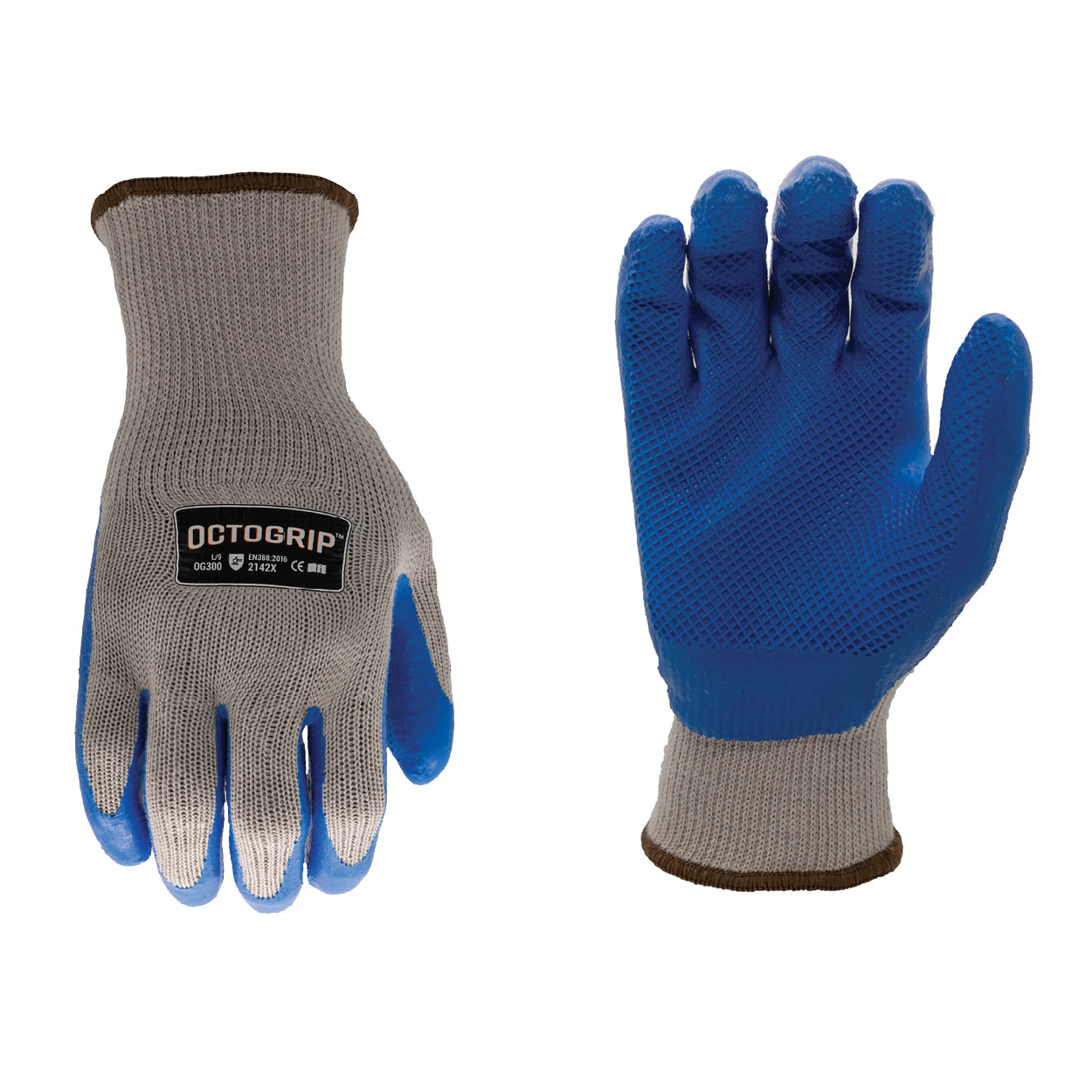 Octogrip OG300L Heavy Duty 10g Poly Latex Glove (L)