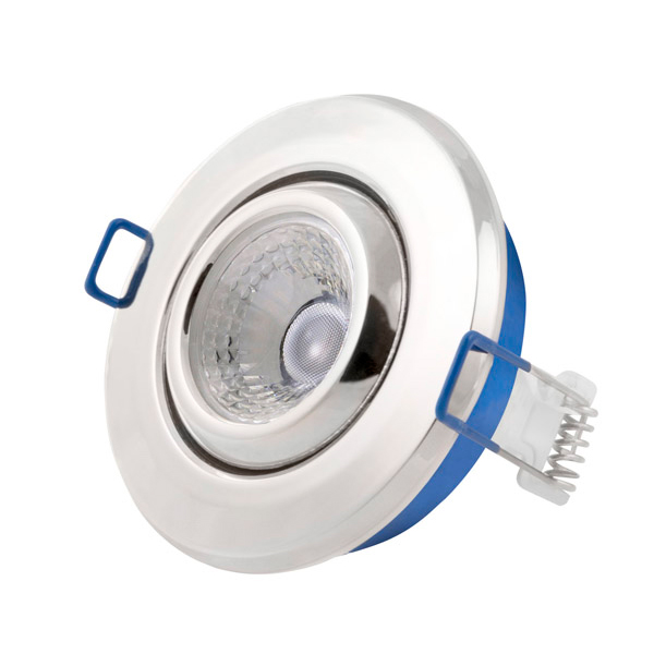 Ovia Inceptor Nano V2 Adjustable Chrome LED Downlight Cool White OV5705CH5CD