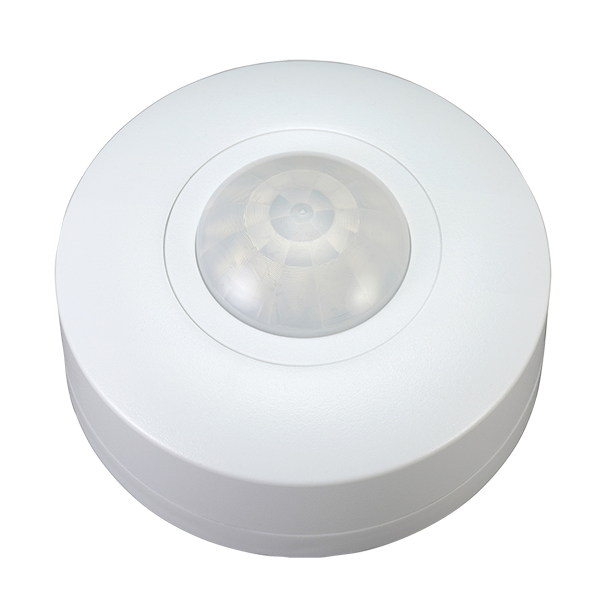 Ovia White Surface Mounted IP44 360 Degree Compact PIR OVPIR005WH
