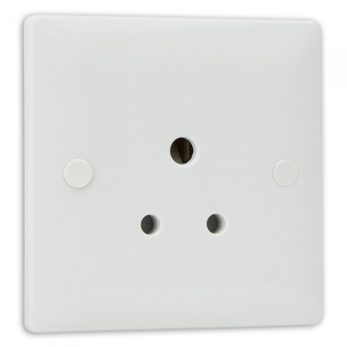 PremSpec PS1875 1 Gang 5A Round Pin Unswitched Socket