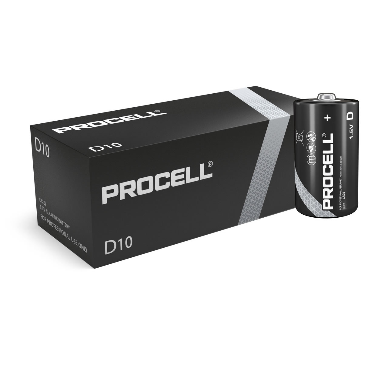Procell D Battery PC1300 LR20 (Pack of 10)