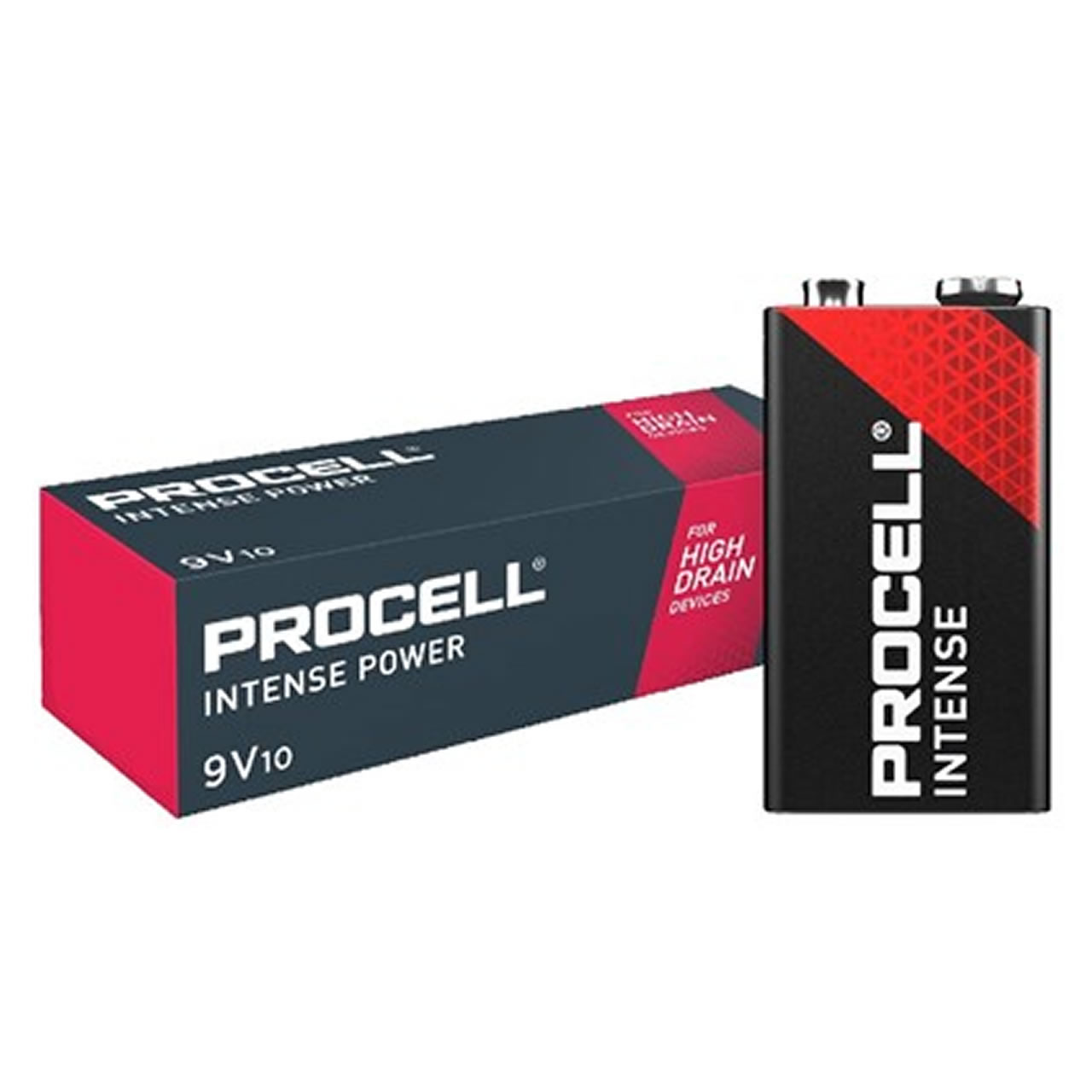 Procell Intense 9V Battery IPC1604 6LR61 (Pack of 10)