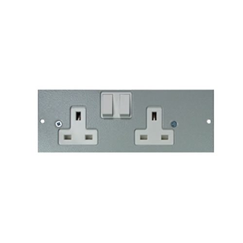 Tass STO290/LH Left Handed Switched Socket Plate for TFB4
