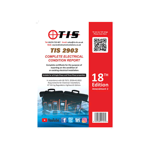 TIS Electrical Condition Report TIS 2903