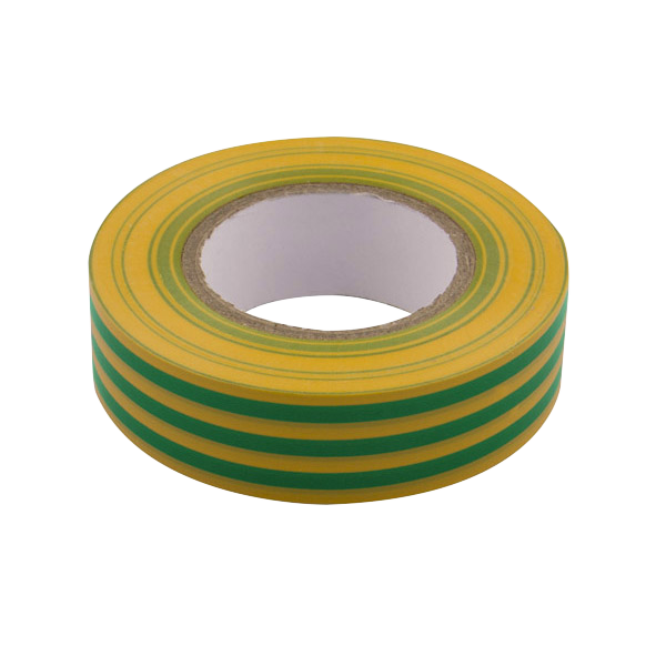 Unicrimp Green/Yellow PVC Fire Retardant Insulation Tape 33X19mm