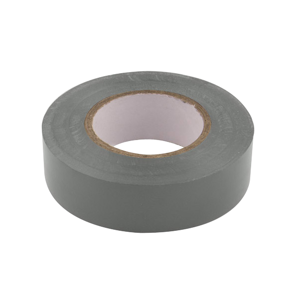 Unicrimp Grey PVC Flame Retardant Insulation Tape 33mX19mm 