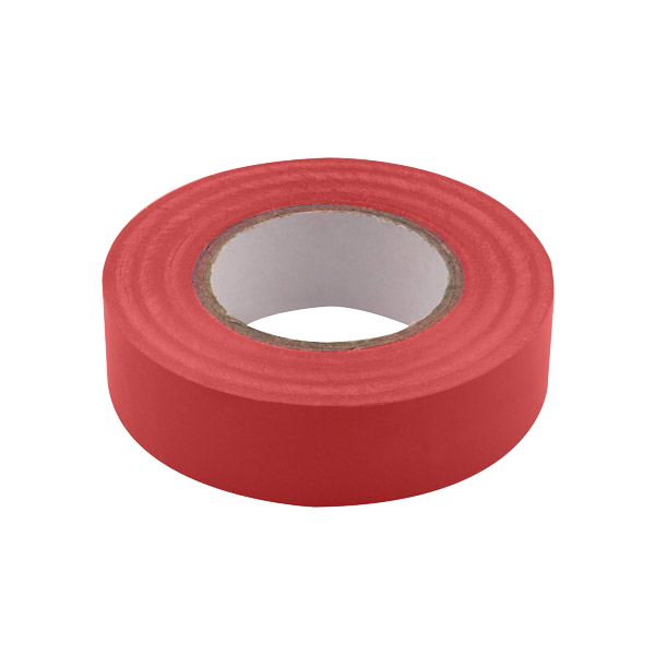Unicrimp Red PVC Flame Retardant Insulation Tape 33mX19mm 