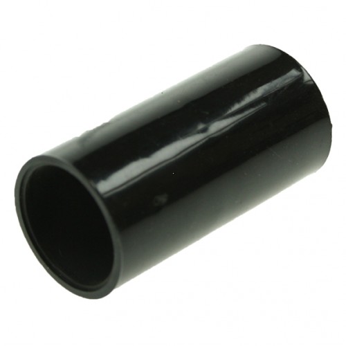 Univolt Black 20mm PVC Coupler SM20B