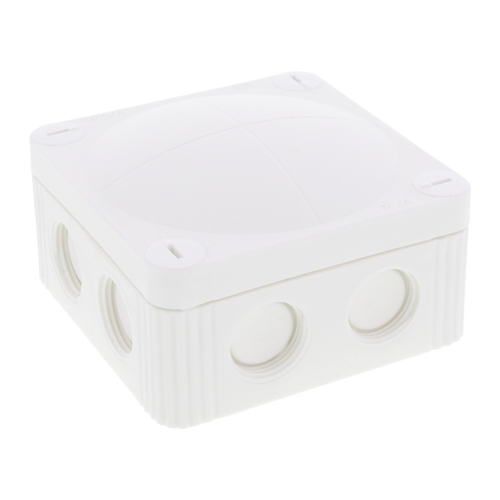 Wiska 10060611 White Waterproof Junction Box Combi 308/5