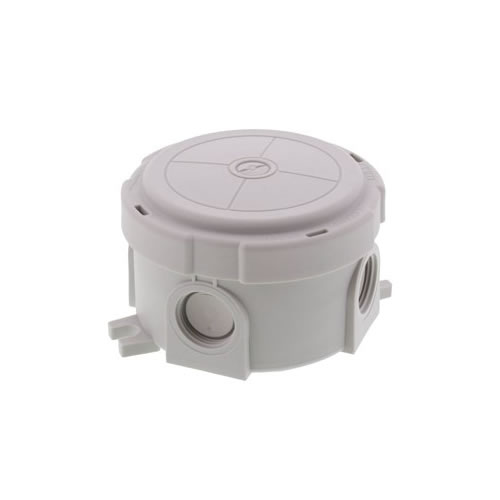 Wiska 10110635 Grey Waterproof Combi Circular Junction Box with Wago's COMBI304GY