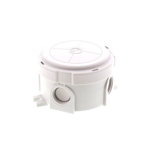 Wiska 10110637 White Waterproof Combi Circular Junction Box with Wago's COMBI304WH
